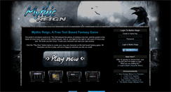 Desktop Screenshot of mythicreign.com